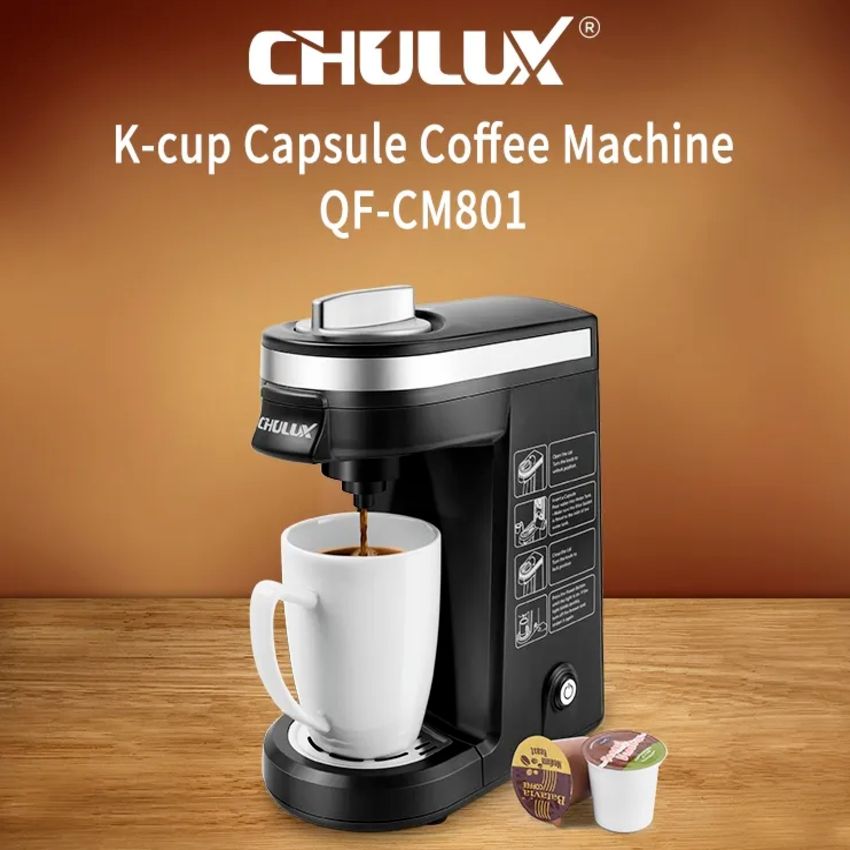 Máy pha cà phê viên nén Nespresso Chulux QF-CM801 - Hàng Nhập Khẩu