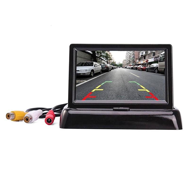 Camera Chiếu Hậu Màn Hình LCD TFT Màu Sắc 4.3" Có Thể Gập Lại Cho Xe Hơi