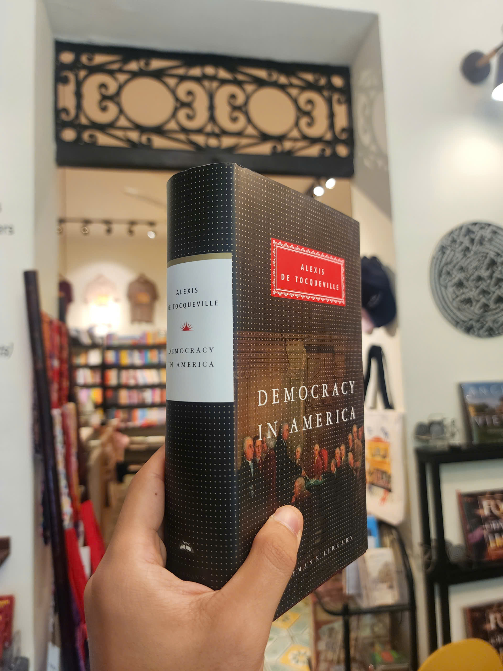 Sách - Democracy in America (Everyman’s Library) by Alexis de Tocqueville | Chính trị Bìa cứng