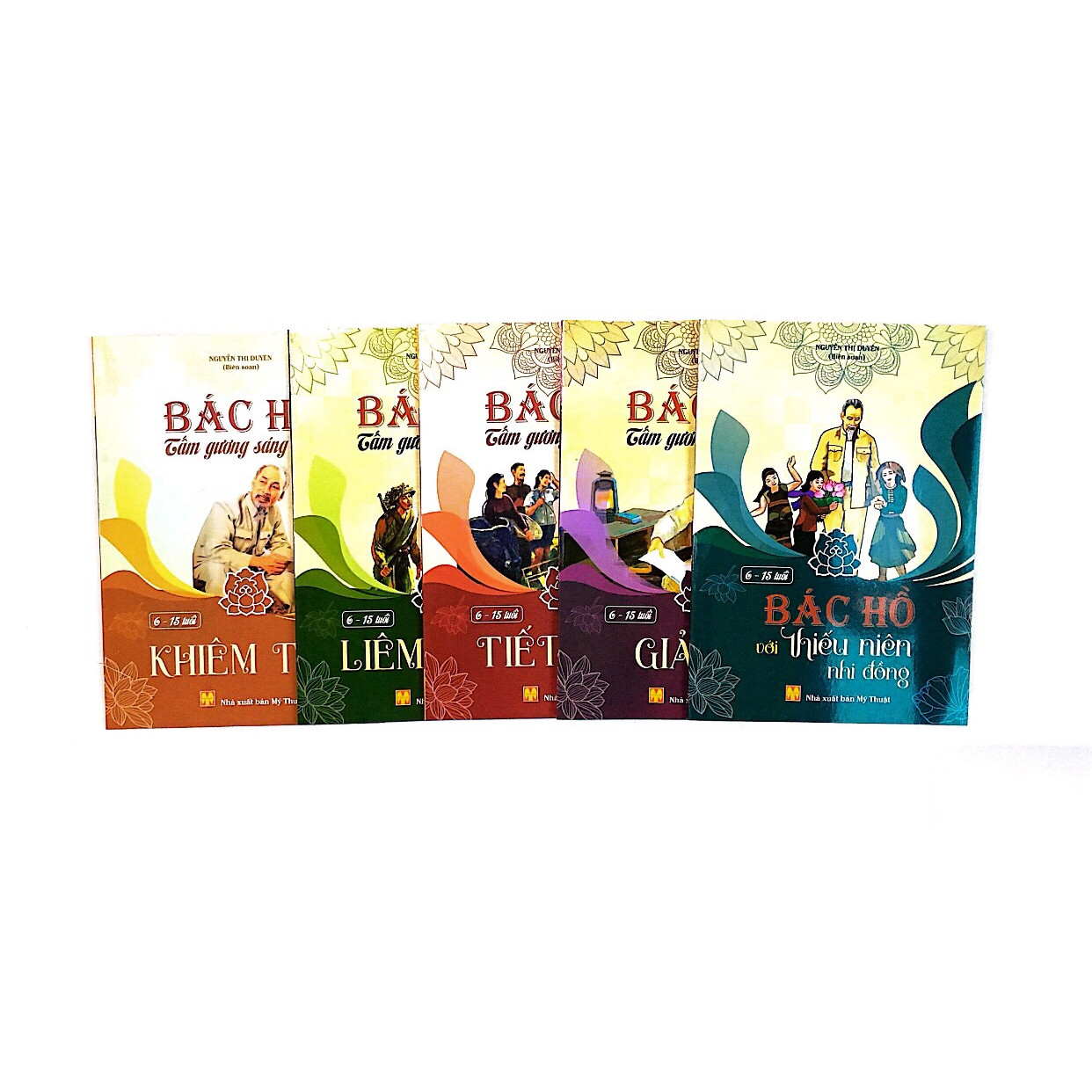 Sách - Combo 5 cuốn Bác Hồ tấm gương sáng mãi - ndbooks