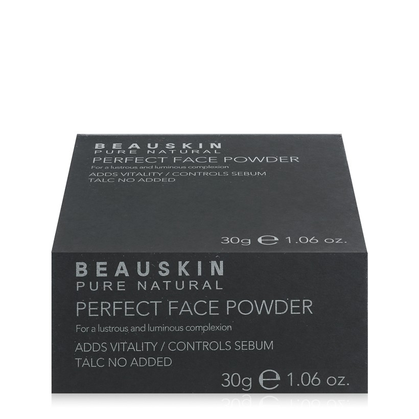 Phấn phủ bột Beauskin Perfect Face Powder Hàn Quốc 30g #21 Natural Beige tặng kèm móc khoá