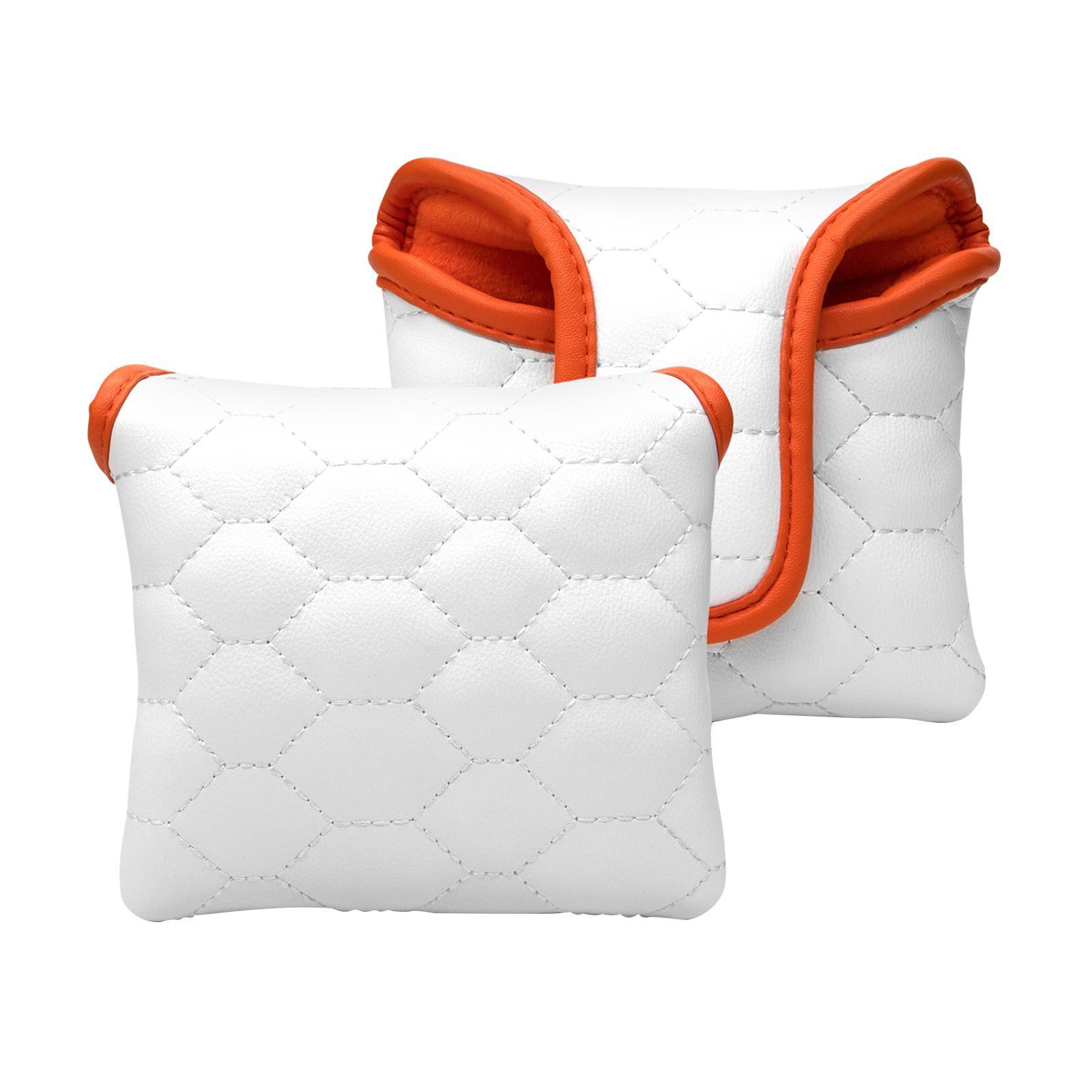 Durable Golf Club Headcover Sleeve PU Leather Golf Mallet Putter Head Cover