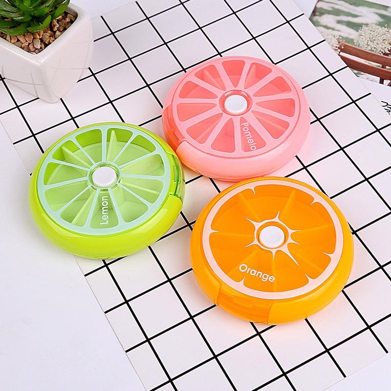 Hộp chia thuốc 7 ngày tiện dụng hình trái cây xinh xắn