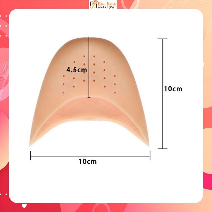 2 miếng đệm silicon mũi giày êm chân, thoáng khí - múa ba lê