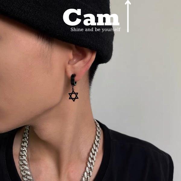 Khuyên Tai Nam Nữ GIÁ 1 CHIẾC Camcamvintage Khuyên Tai Nam Không Cần Bấm Lỗ, Khuyên Tai Kẹp Nhiều Lựa Chọn