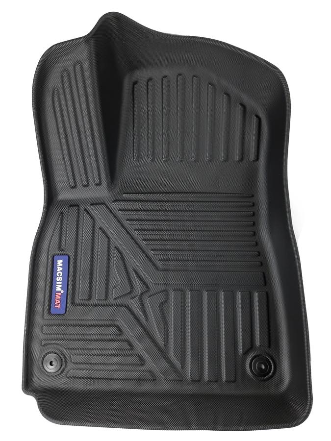 Thảm lót sàn ô tô Audi Q8 2019 - 2020 Nhãn hiệu Macsim chất liệu nhựa TPV cao cấp màu đen