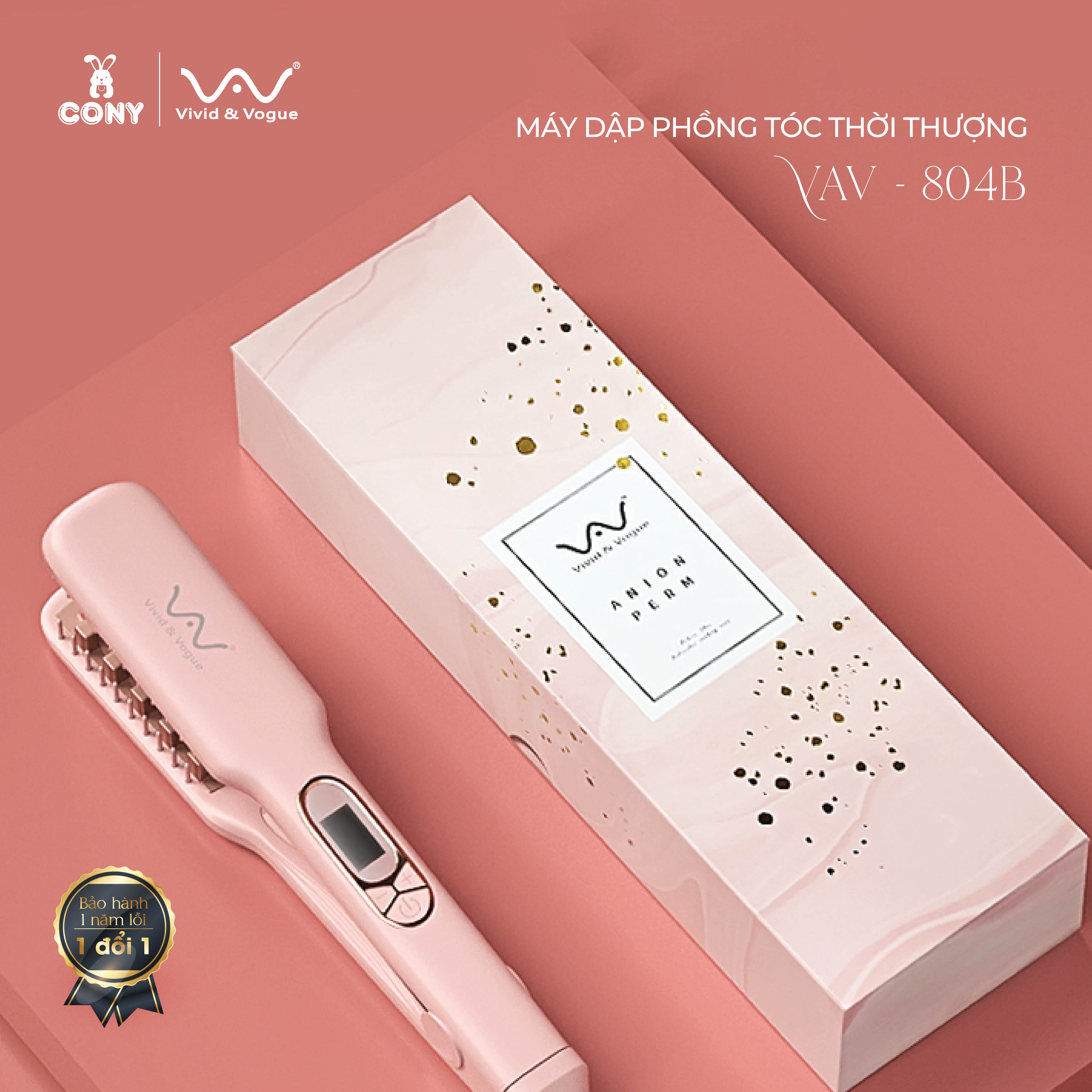 Máy dập phồng tạo kiểu làm phồng chống rối bảo vệ tóc VIVID&amp;VOGUE - VAV-804B