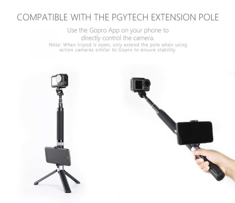 Gậy tripod mini osmo action – HAND GRIP &amp; TRIPOD FOR ACTION CAMERA - Hàng chính hãng PGYtech