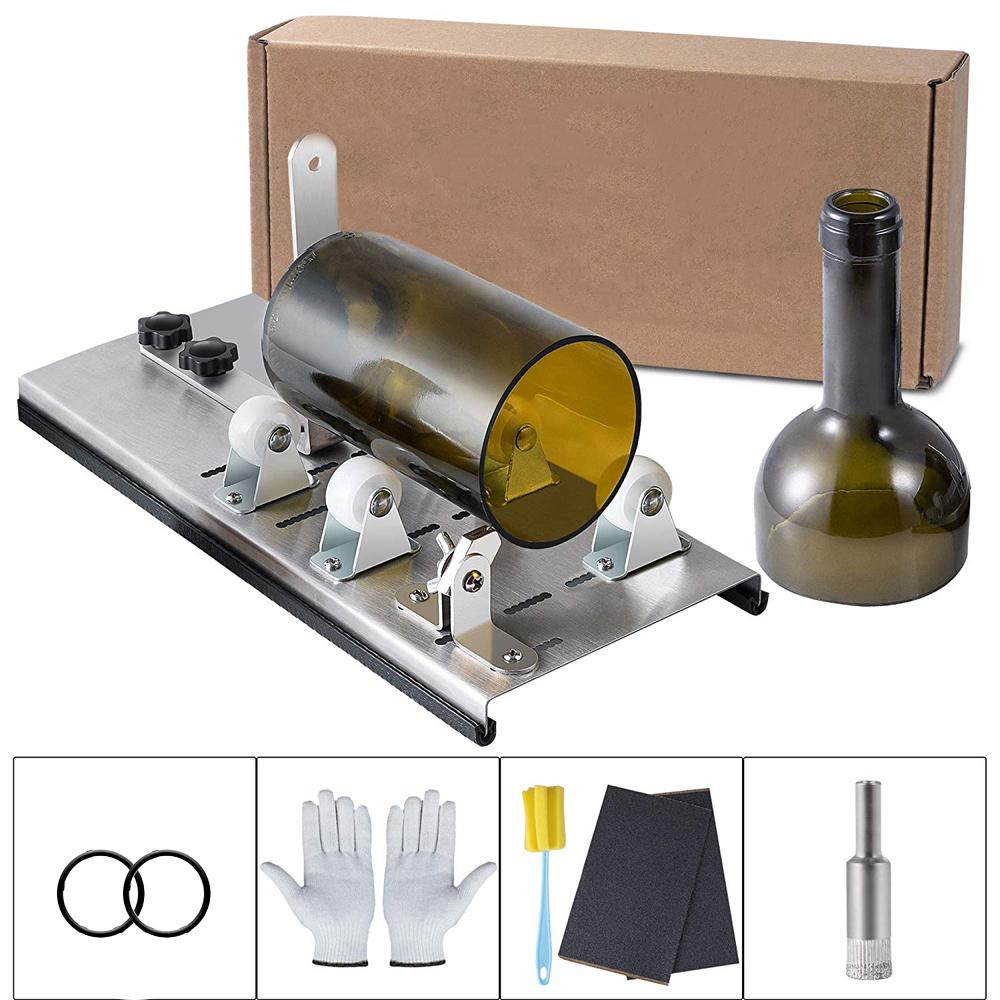 Máy Cắt Chai Thủy Tinh Bằng Kim Loại Kích Thước Có Thể Điều Chỉnh