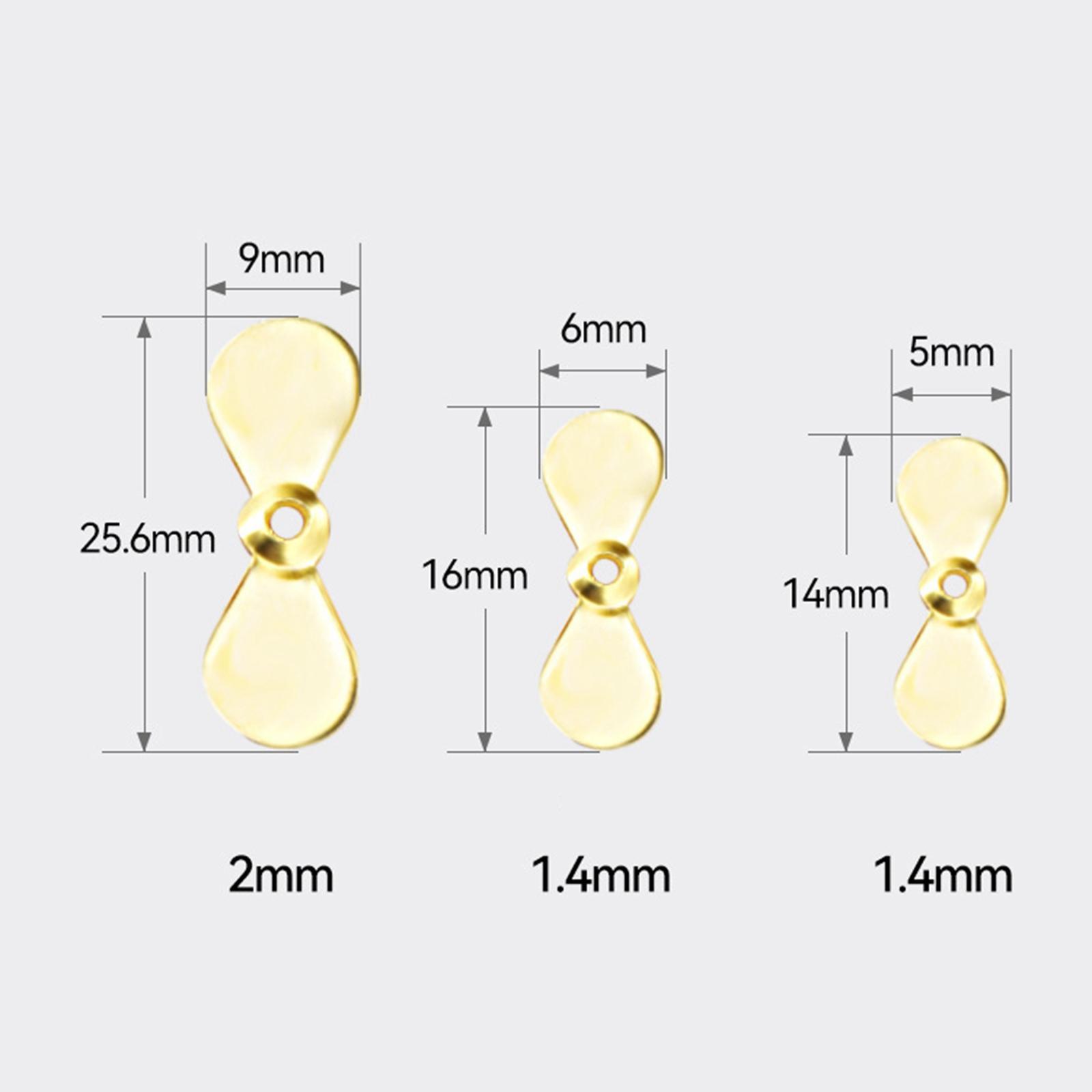 ,50 Pieces Fishing Propeller Blade Propeller Sequins , Durable, DIY Fishing Lures, Fly Tying Material, Freshwater Lures Making Fly Propellers