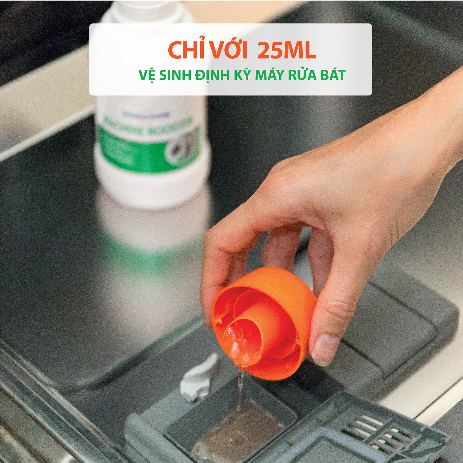 Dung Dịch Vệ Sinh Lồng Giặt, Máy Rửa Chén Stanhome Machine Booster 500Ml