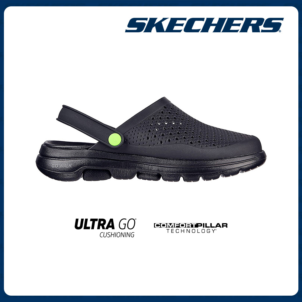 Skechers Nam Dép Bít Mũi Foamies Gowalk 5 - 243016-BLK