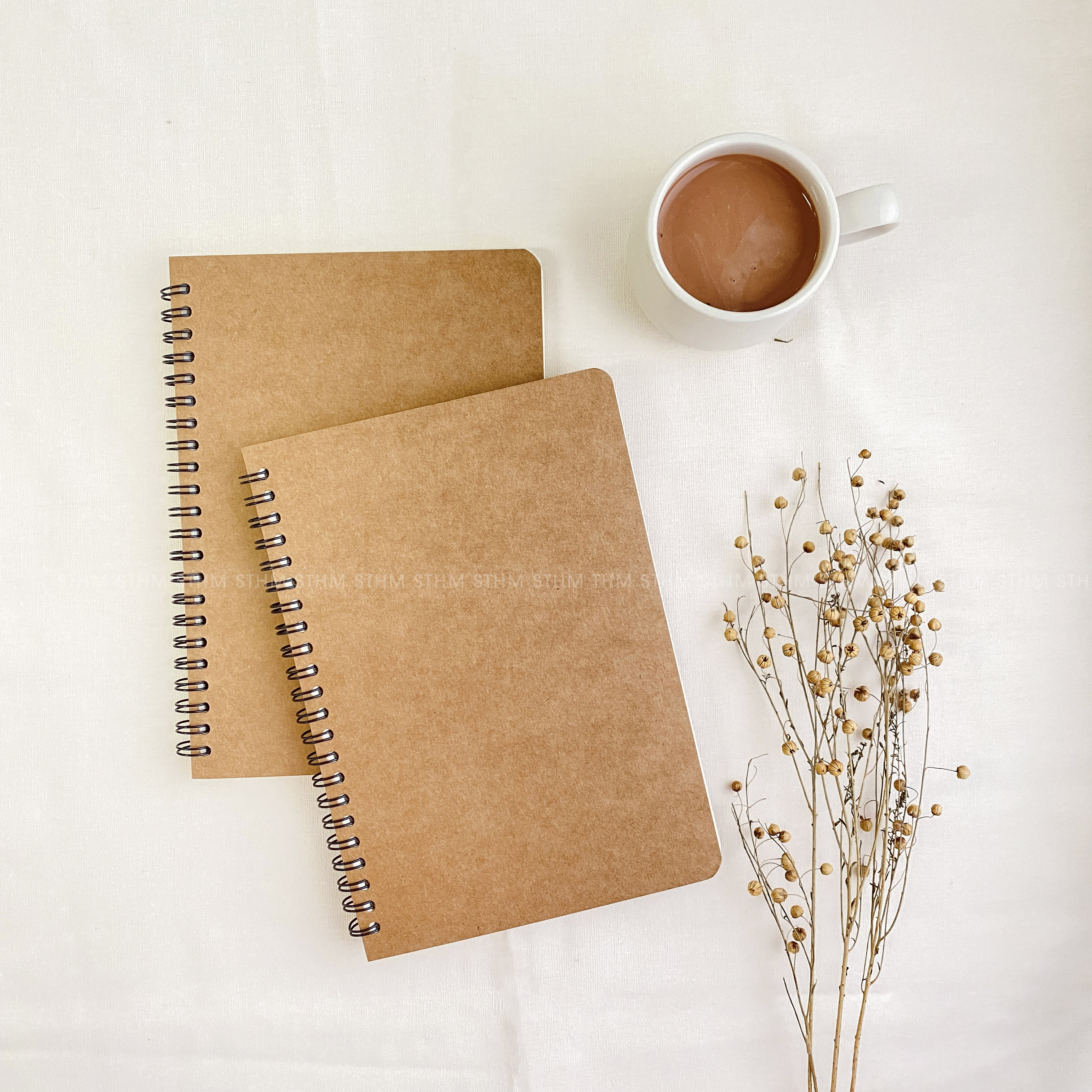 Sổ tay basic notebook - Gáy lò xo - Ruột kẻ dòng A5