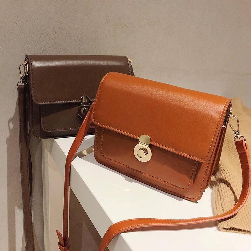 TÚI ĐEO CHÉO XÁCH TAY ULZZANG THỜI TRANG NỮ T62 CAO CẤP KHÓA TRÒN