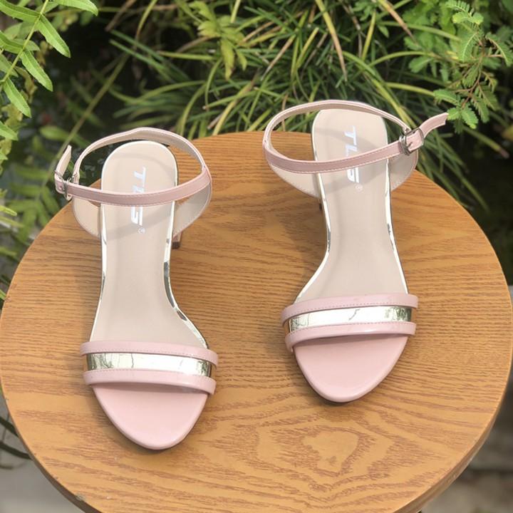 Sandal cao gót viền đồng hot trend 2020 trẻ trung năng động 20825