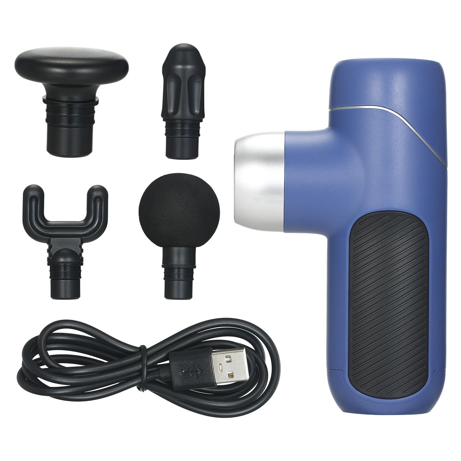 Súng mát xa mini cầm tay sạc USB có 4 chế độ