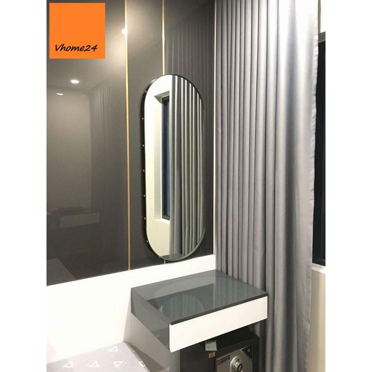 GƯƠNG TREO TƯỜNG DECOR CON NHỘNG VIỀN DA BÒ GTR099MH