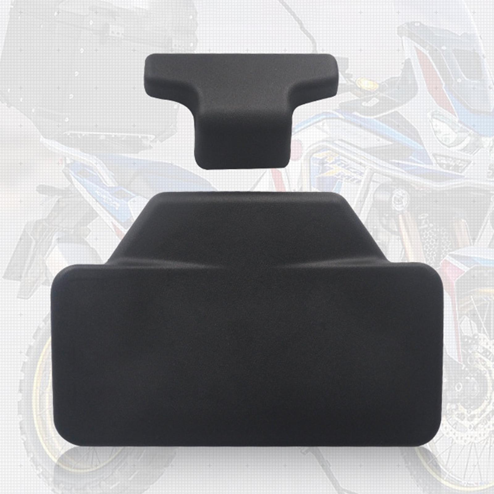 Motorcycle Rear Saddlebag Trunk Pad Cushion Accessories Easily Install Black