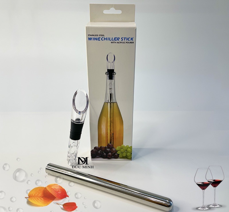 Dụng cụ làm lạnh kèm vòi rót rượu vang SUNWAY