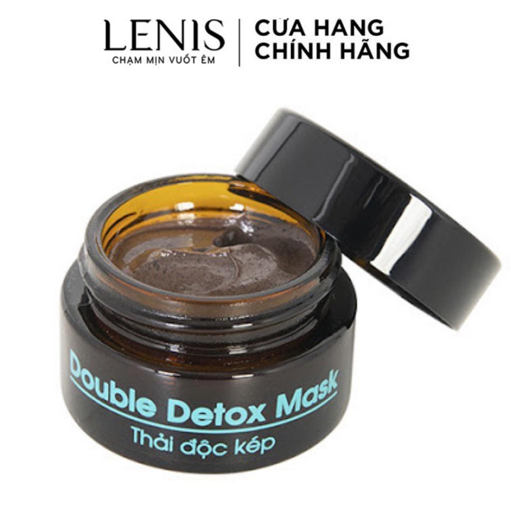 Mặt Nạ Thải Độc Sạch Nhờn Giảm Mụn Than Hoạt Tính, Bùn Khoáng LENIS Hỗ Trợ Làm Dịu Mụn Đỏ, Làm Sạch Sâu, Thải Độc Da