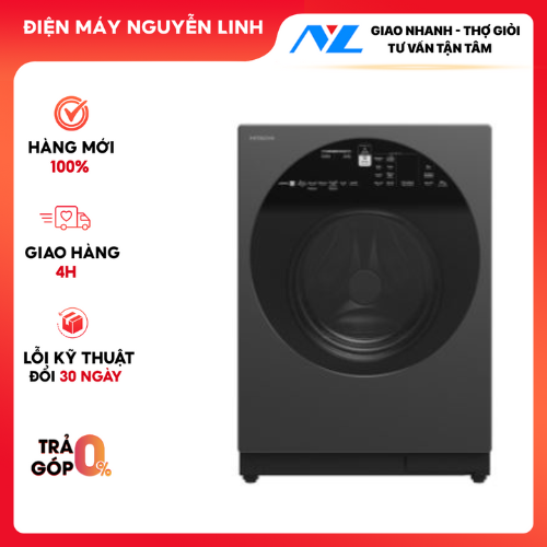 Máy Giặt Hitachi Inverter 10Kg BD-100XGV - Hàng Chính Hãng - Chỉ Giao TPHCM