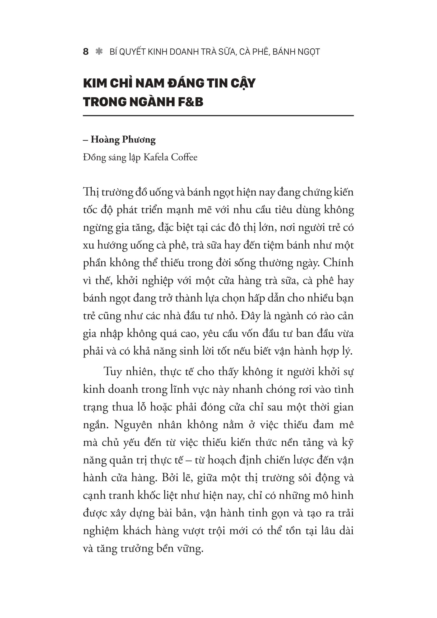 Sách - Bí Quyết Kinh Doanh Trà Sữa - Cà Phê - Bánh Ngọt