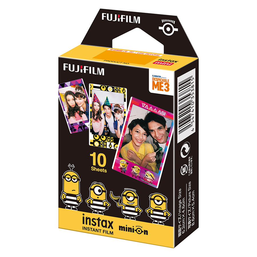 Hộp Film Fujifilm Mini 10 Tấm Minion DM3 - Hàng Chính Hãng