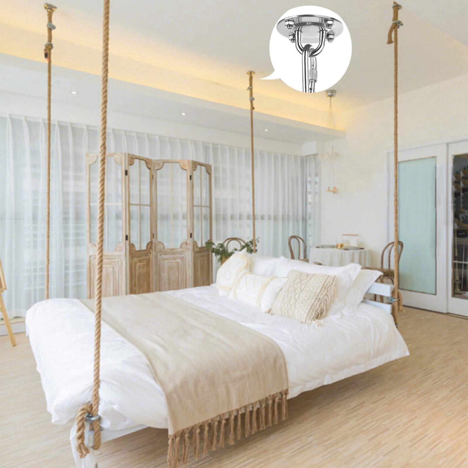 2X Ceiling Hook Hanging Chair 360 ° Swing Hook Ceiling Up To 500KG for