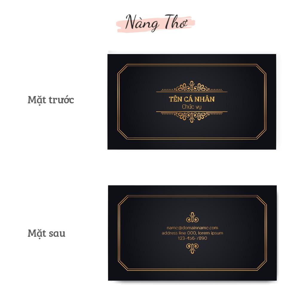IN NAMECARD DANH THIẾP THIẾT KẾ THEO YÊU CẦU_DECAL VIP