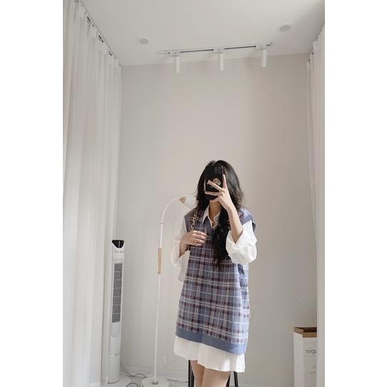 Gile kẻ dáng rộng siêu xinh