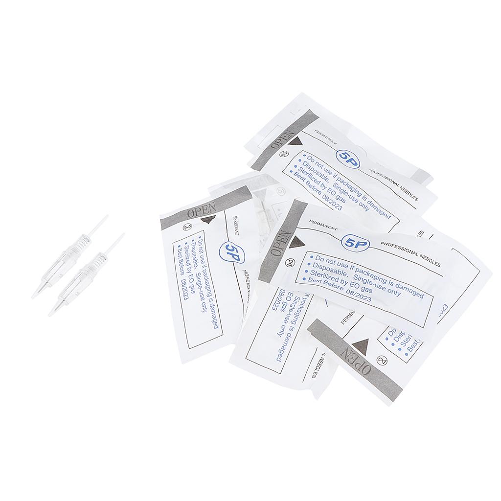 10Pcs Healthy & Safety Pre-sterilized Disposable Microblading Pen Permanent Makeup Needles