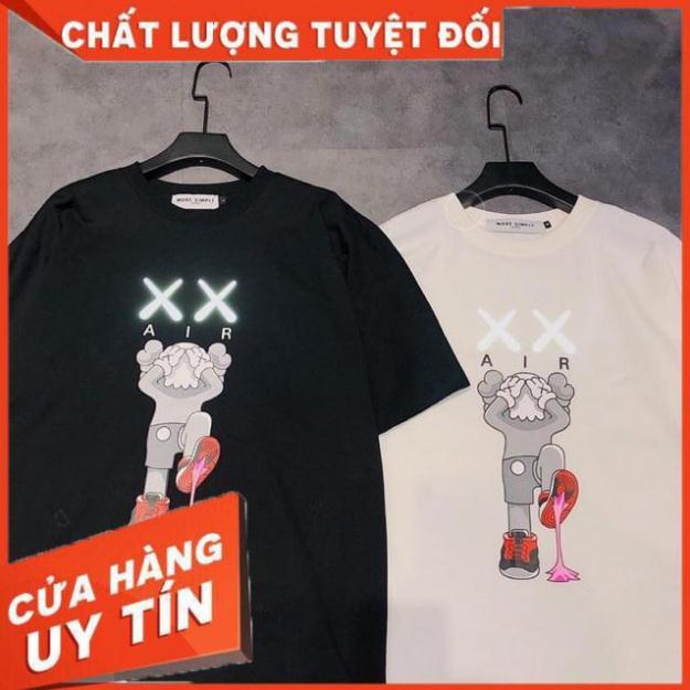 Áo Thun Tay Lỡ ️ in hình Kaws Singum phản quang Unisex