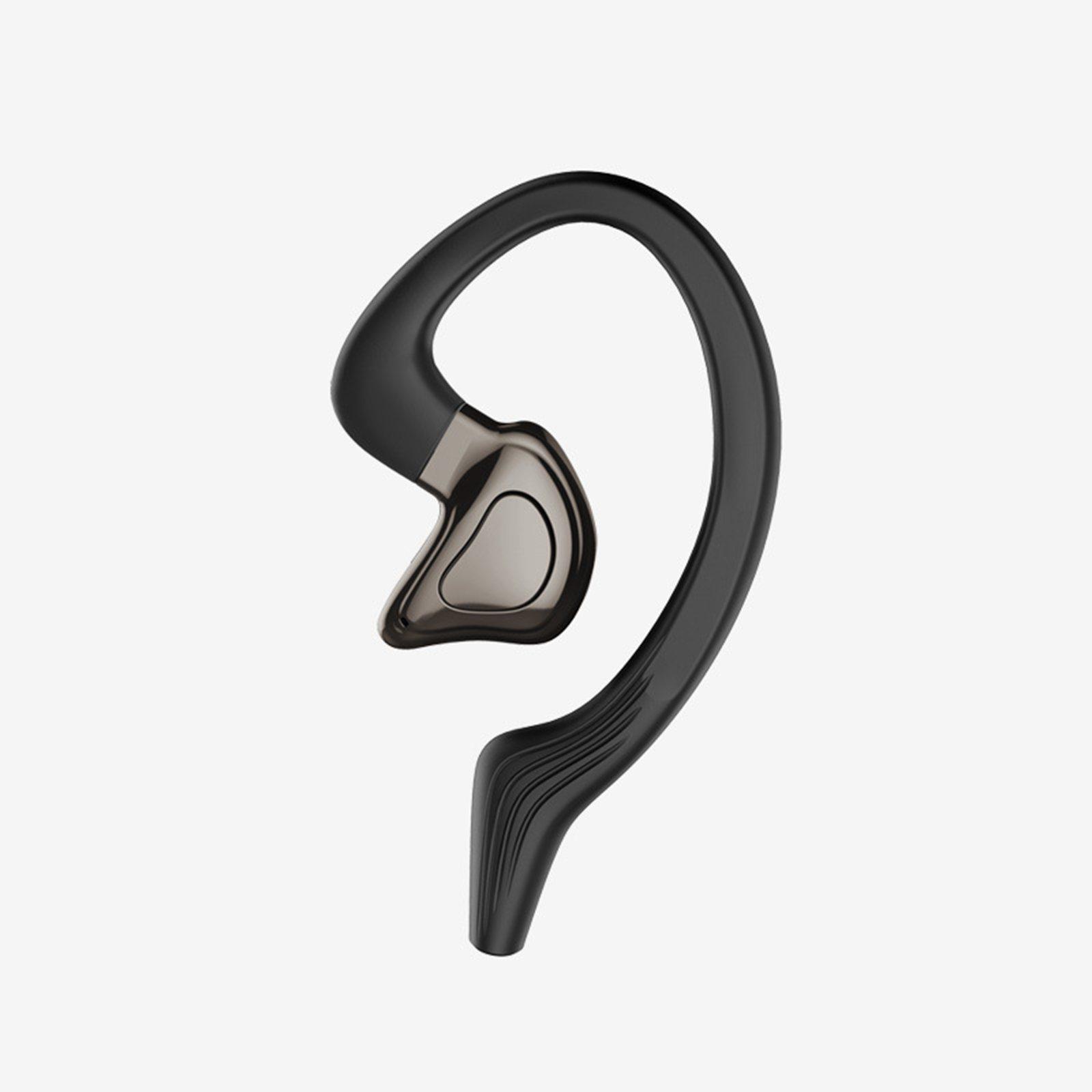 Wireless Bluetooth Headset with Mic Business Headphones Earphones Left Ear