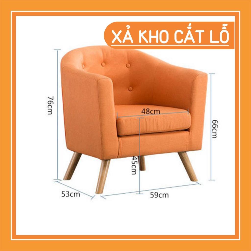 SIÊU ĐẸP Ghế Sofa đơn, Ghế Sofa gỗ đơn vaỉ nỉ cao cấp tại Nghệ Thuật Việt Siêu rẻ