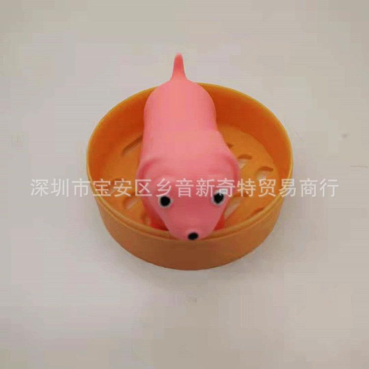 bánh bao chó corgi kéo dài màn thầu squyshi mềm mại squishy mochi