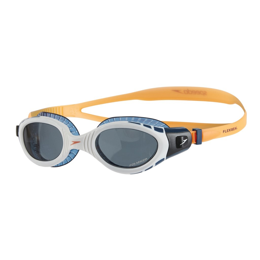 Kính Bơi Speedo Goggles 811256B985 Futura Biofuse Flexiseal Tri Au Orange/Wh 290519 (Size One Size)