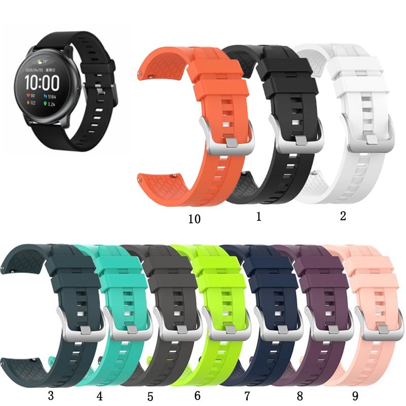 Dây Đeo Thay Thế Chất Liệu Silicon Thiết Kế Đơn Giản Cho Xiaomi