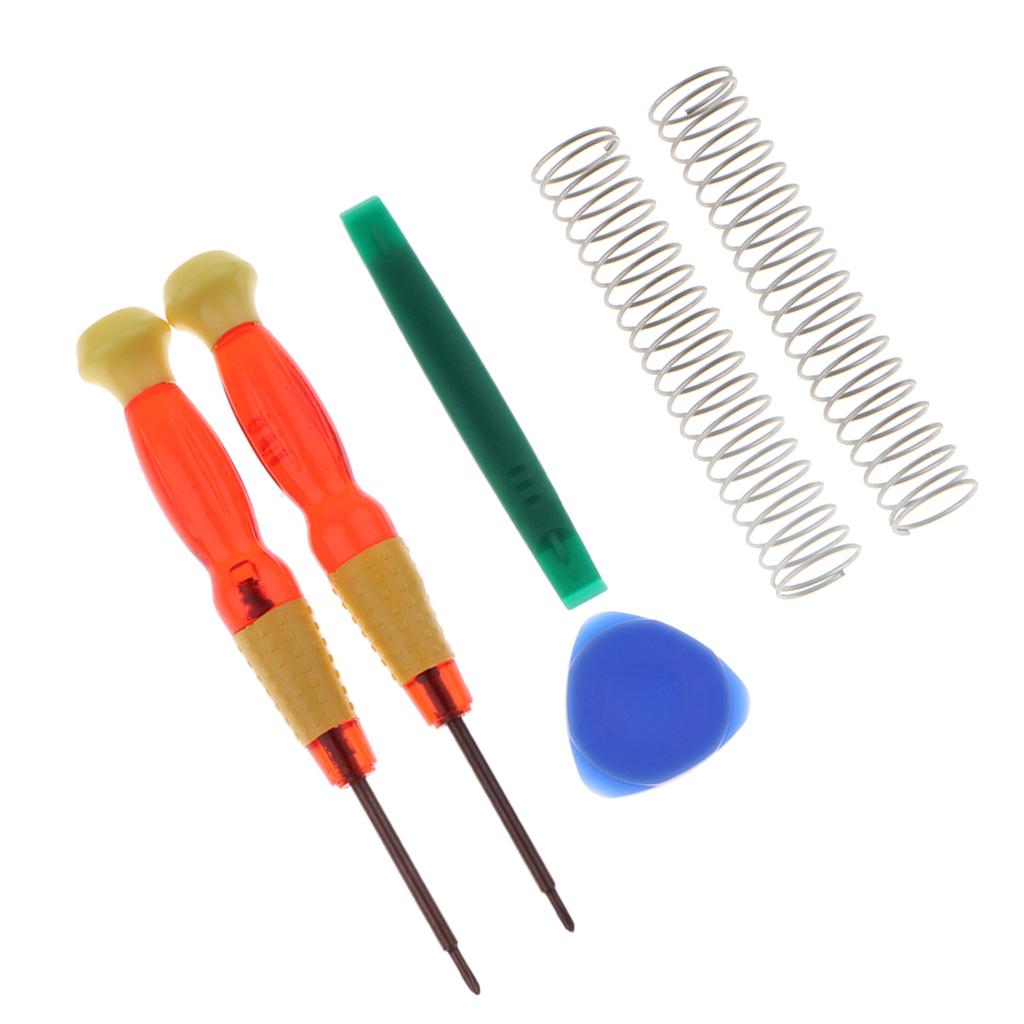 2Pcs Spring for Switch LR ZL ZR Button + Screwdriver Tools