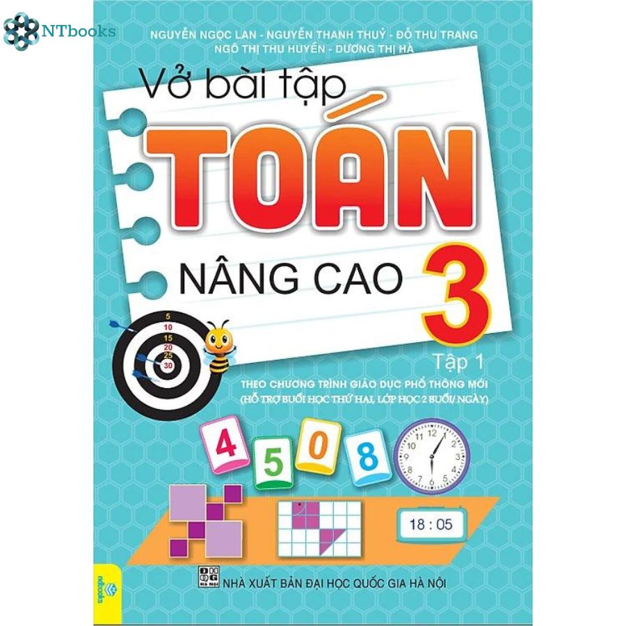 Sách Vở bài tập Toán nâng cao 3 Tập 1 – Theo chương trình giáo dục phổ thông mới