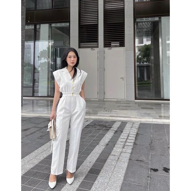 JUMPSUIT VEST QUẦN ỐNG RỘNG
