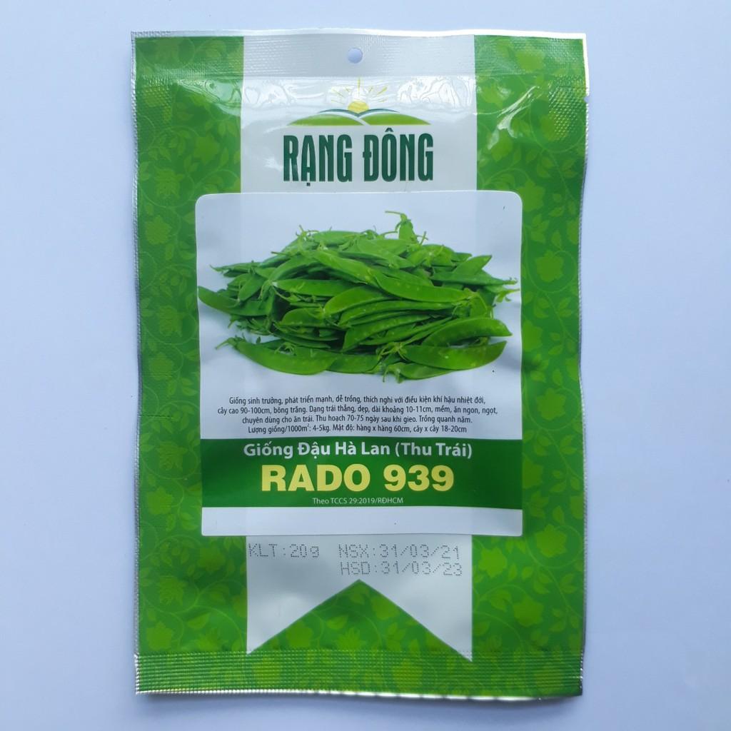 Hạt giống đậu hà lan Rado, đóng gói 20gr