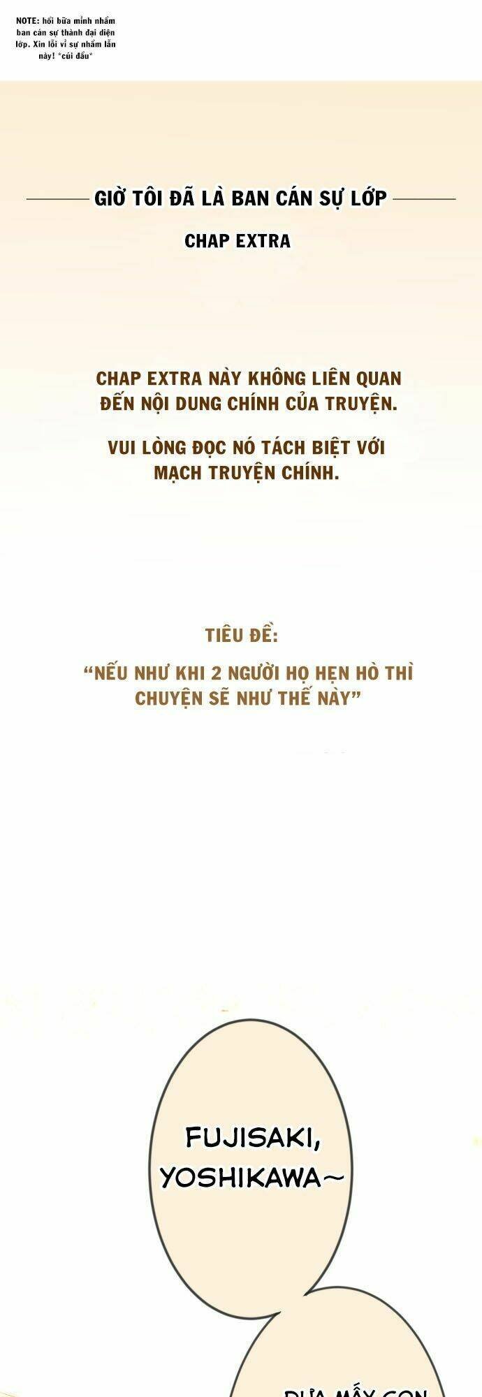 tôi trở thành đại diện của lớp chapter 2.5 3