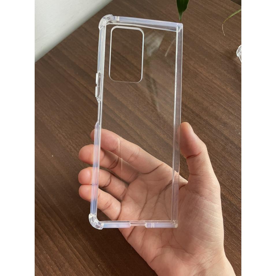 Ốp lưng cho Samsung Galaxy Z Fold 2 trong lưng cứng viền mềm chống sốc