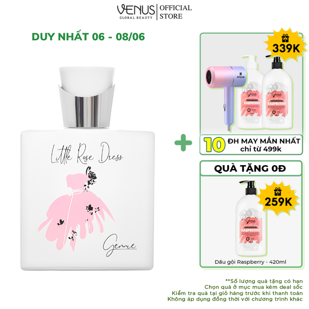 Nước Hoa Nữ Gennie Little Rose Dress 50ml Chính Hãng