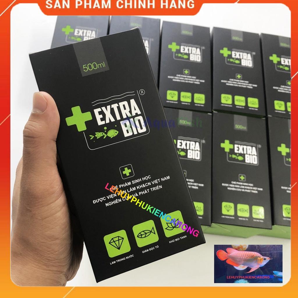 Vi Vinh Extra Bio 500ml, Vi Sinh Bể Cá, Hồ Cá Giúp Làm Trong Nước, Khử Mùi Tanh Hôi, Giảm Độc Tố, Ngăn Ngừa Rêu Hại