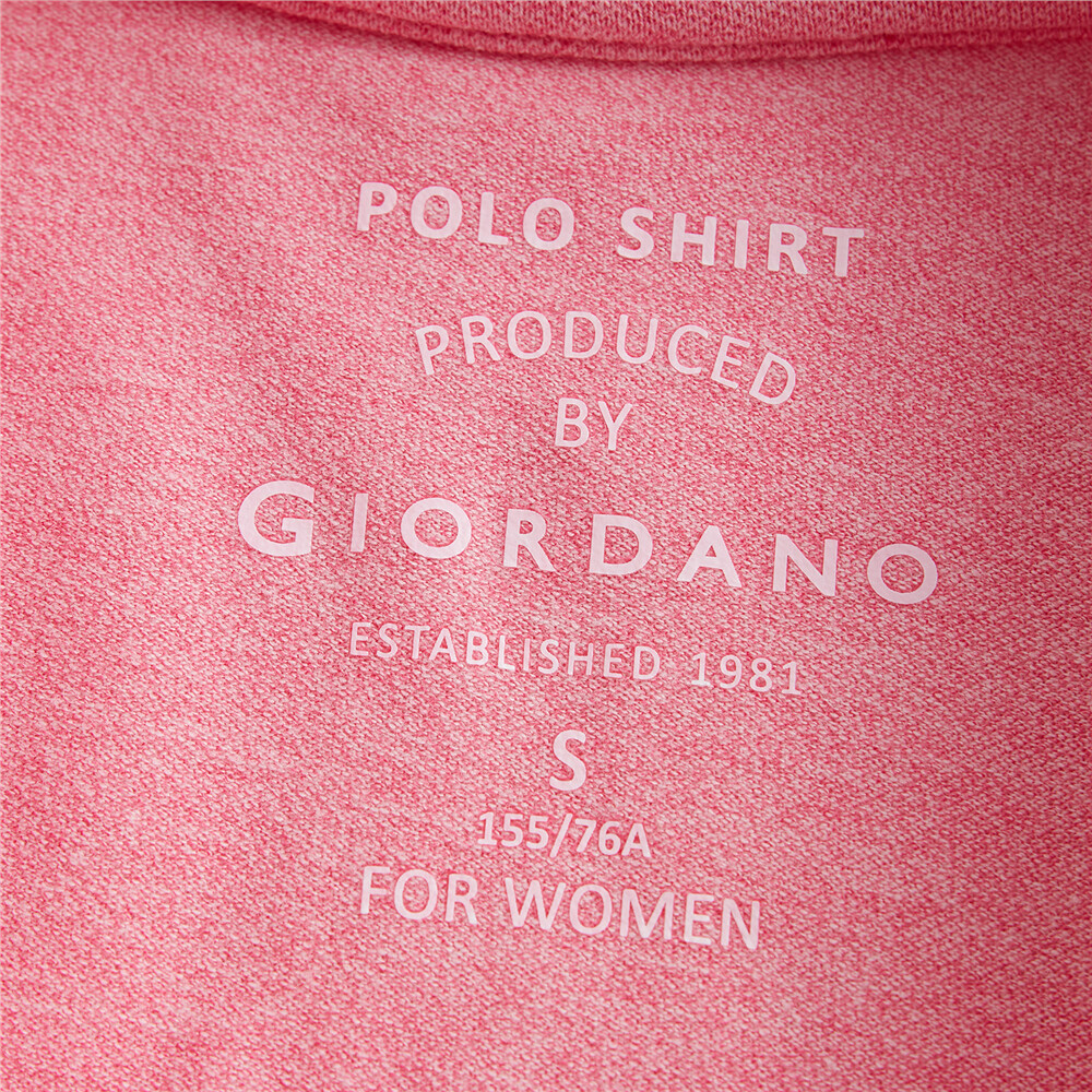 Áo Thun Nữ Ngắn Tay Cổ Tròn Giordano Polo 05319260
