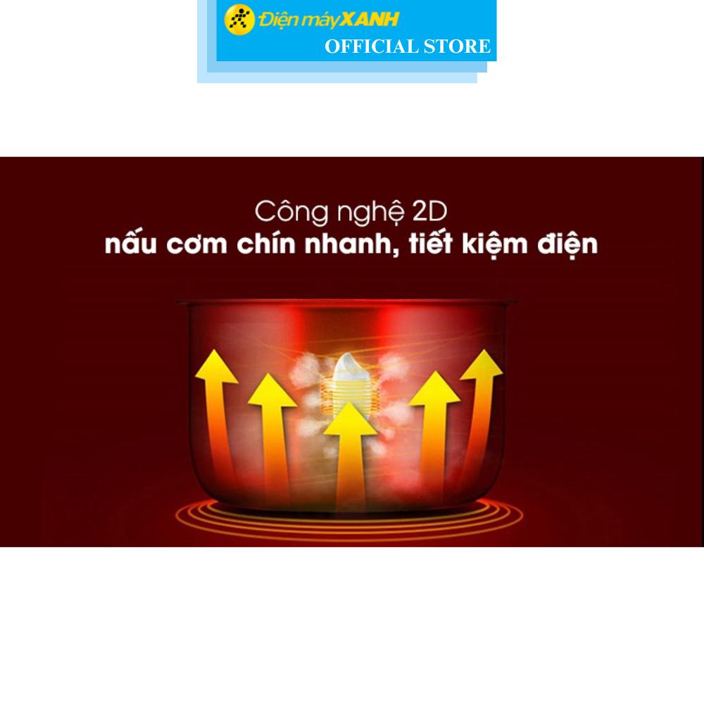 Nồi cơm nắp gài Sharp 1.8 lít KS-18TJV Hàng Chính Hãng