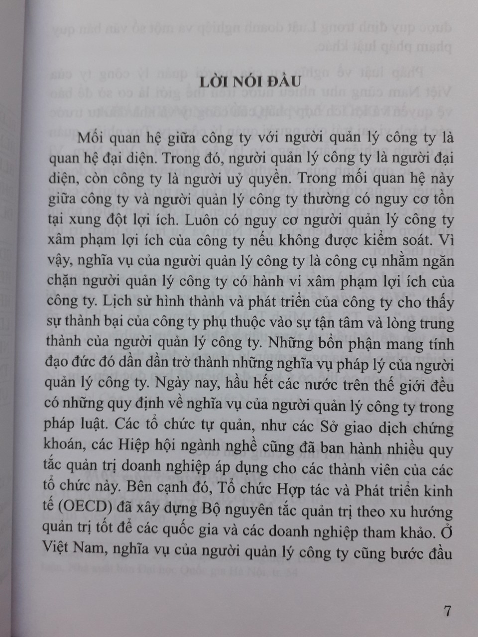 Một Số Vấn Đề Pháp Lý Về Nghĩa Vụ Của Người Quản Lý Công Ty