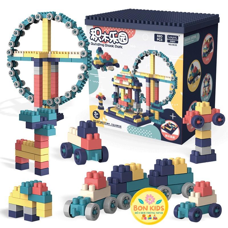 BỘ ĐỒ CHƠI XẾP HÌNH LEGO 520 CHI TIẾT - ĐỒ CHƠI THÔNG MINH TRẺ EM