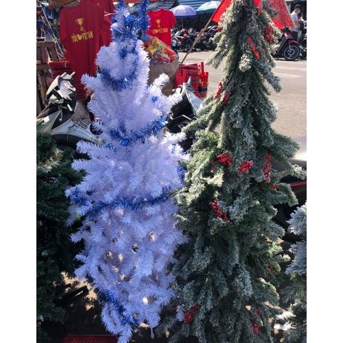 Cây thông noel màu trắng 2m - Cây cao cấp tán dày rộng - Có quà tặng kèm